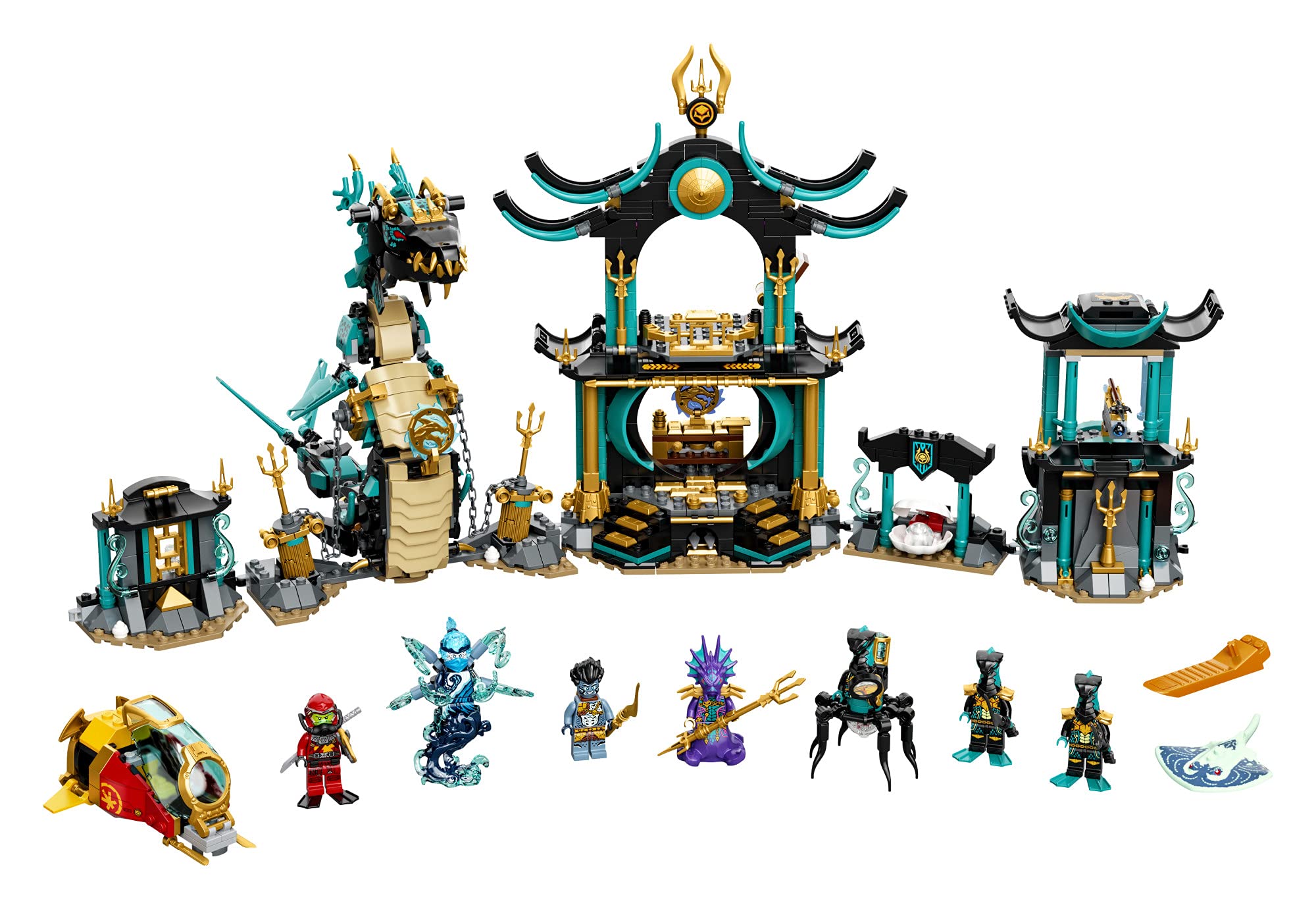 Foto 2 | Kit De Construcción Lego Ninjago Templo Del Mar Infinito 71755 - Venta Internacional.