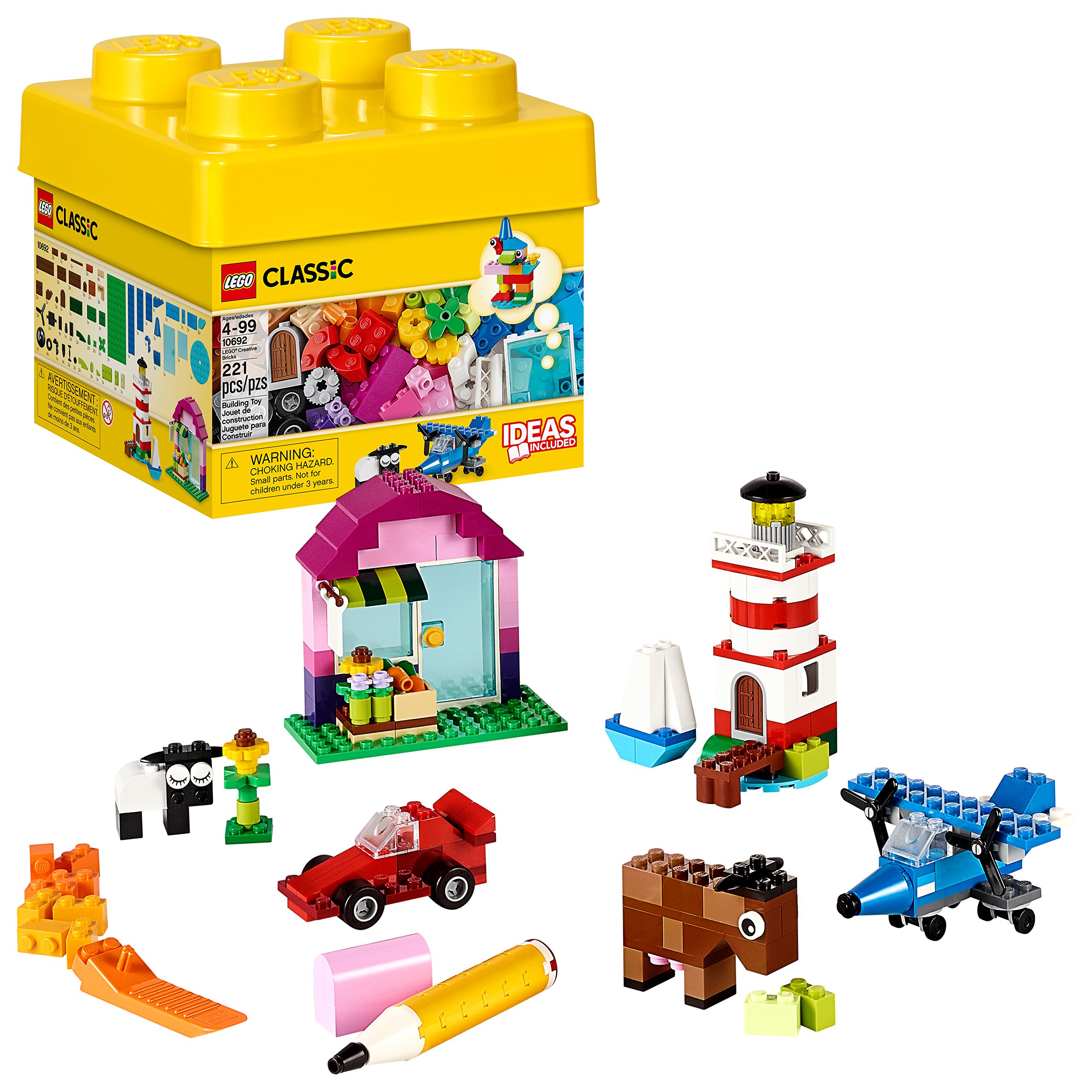 Foto 1 | Bloques De Construcción Lego Classic Creative Bricks 10692 (221 Piezas) - Venta Internacional.