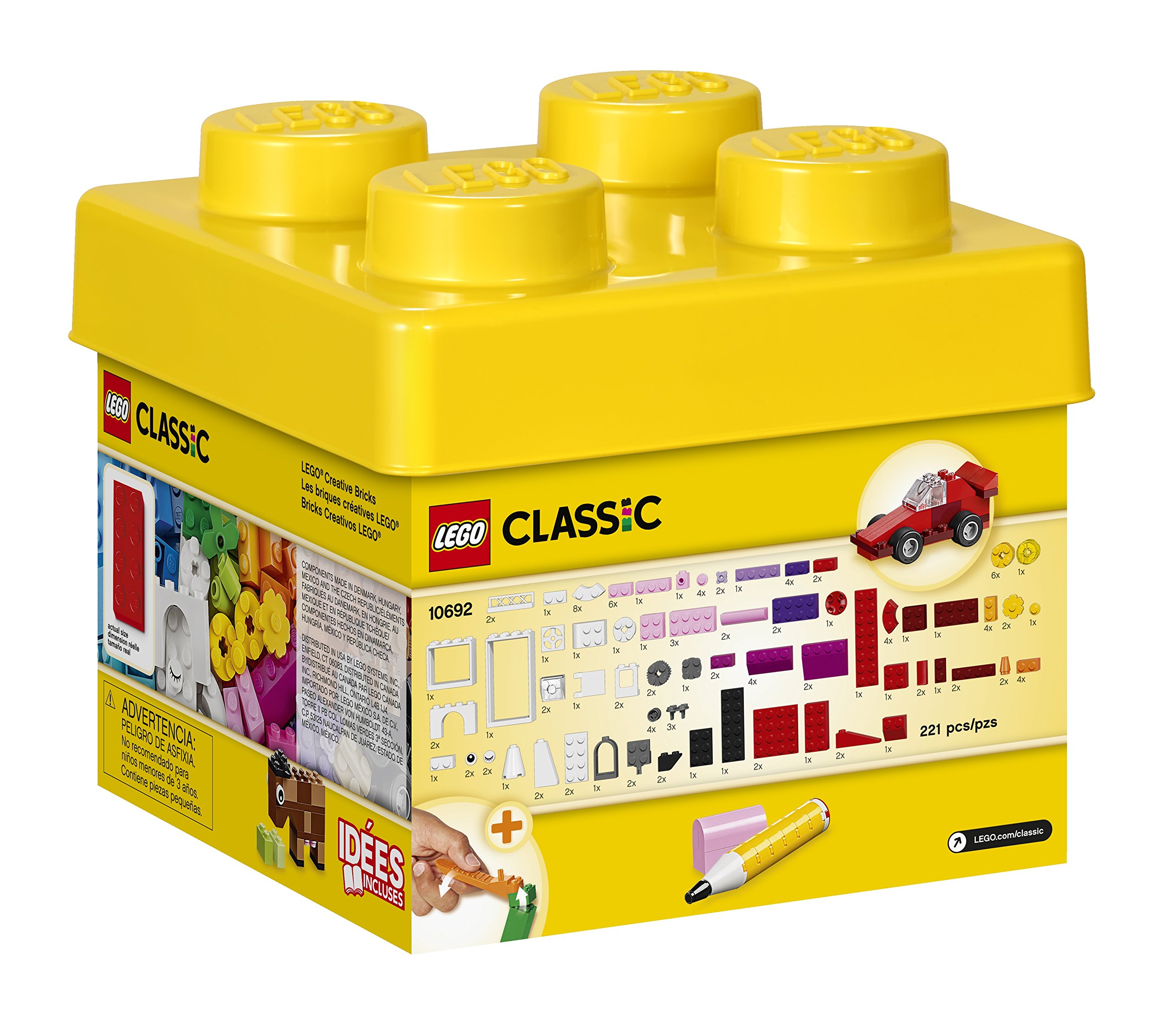 Foto 4 pulgar | Bloques De Construcción Lego Classic Creative Bricks 10692 (221 Piezas) - Venta Internacional.