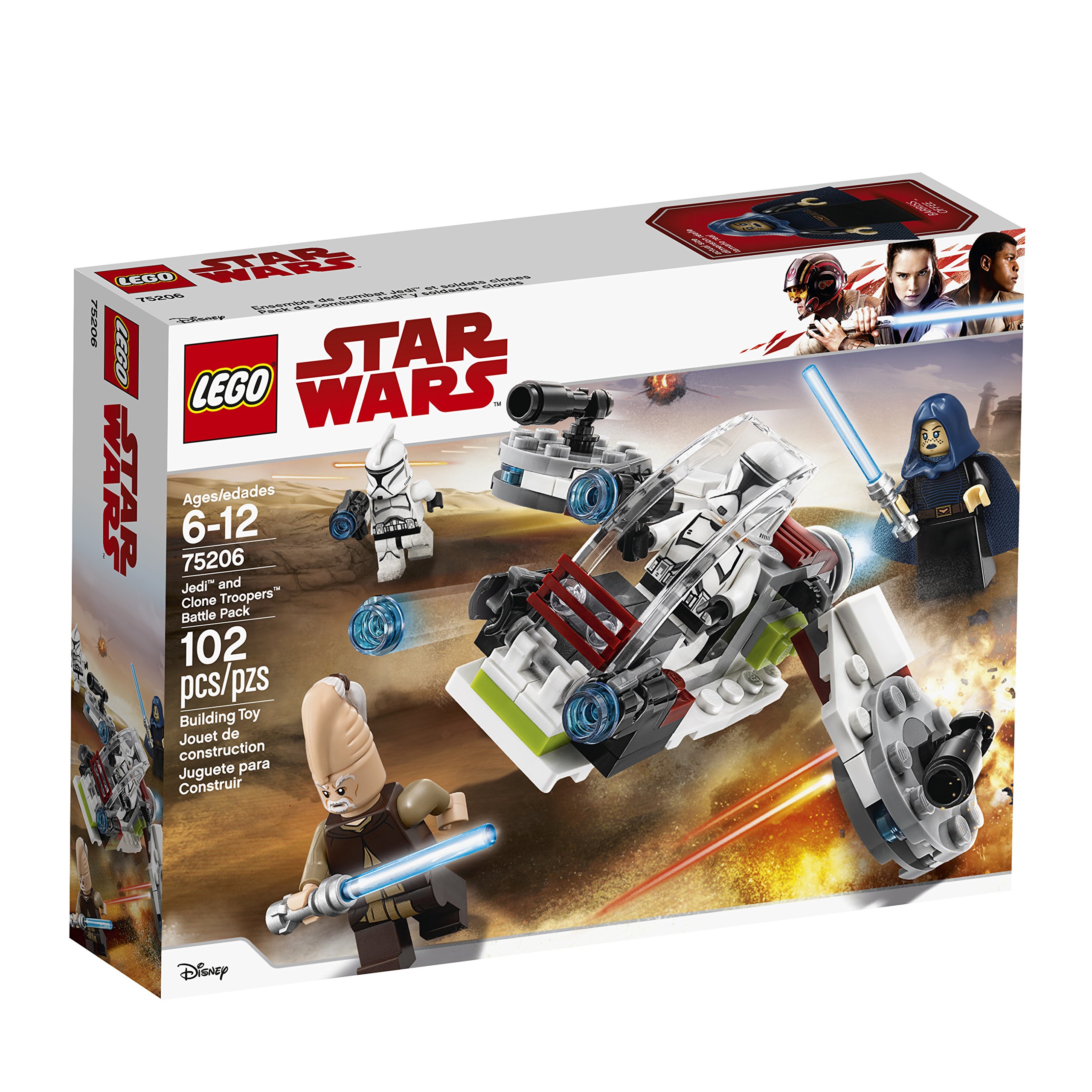 Foto 5 pulgar | Kit De Construcción Lego Star Wars Jedi & Clone Troopers 75206 - Venta Internacional.