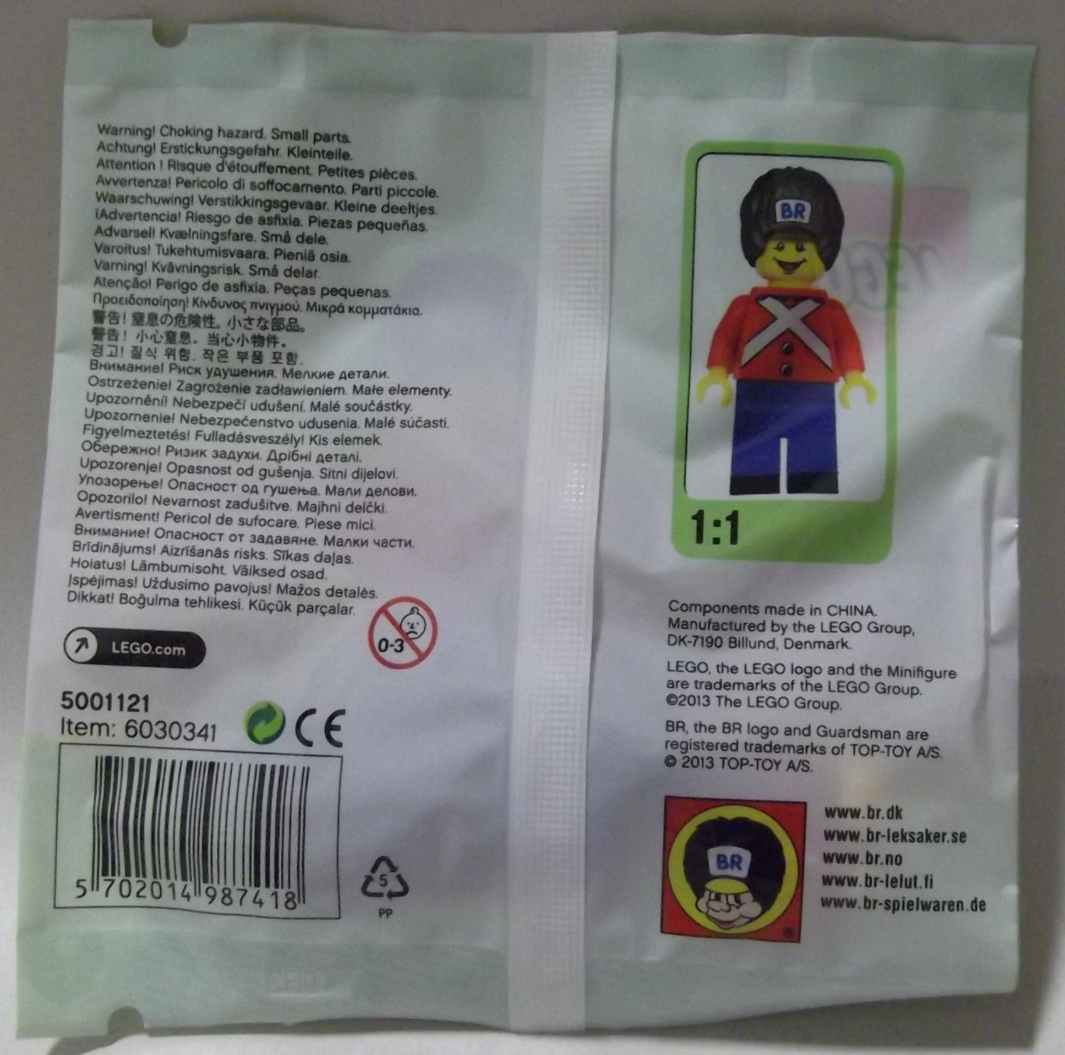 Foto 3 pulgar | Juguetes Promocionales Lego Minifigure Br 5001121 - Beefeaters - Venta Internacional.