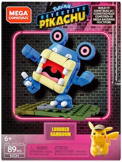 Foto 2 | Juguete De Construcción Mega Construx Pokémon Detective Pikachu Loudred - Venta Internacional.