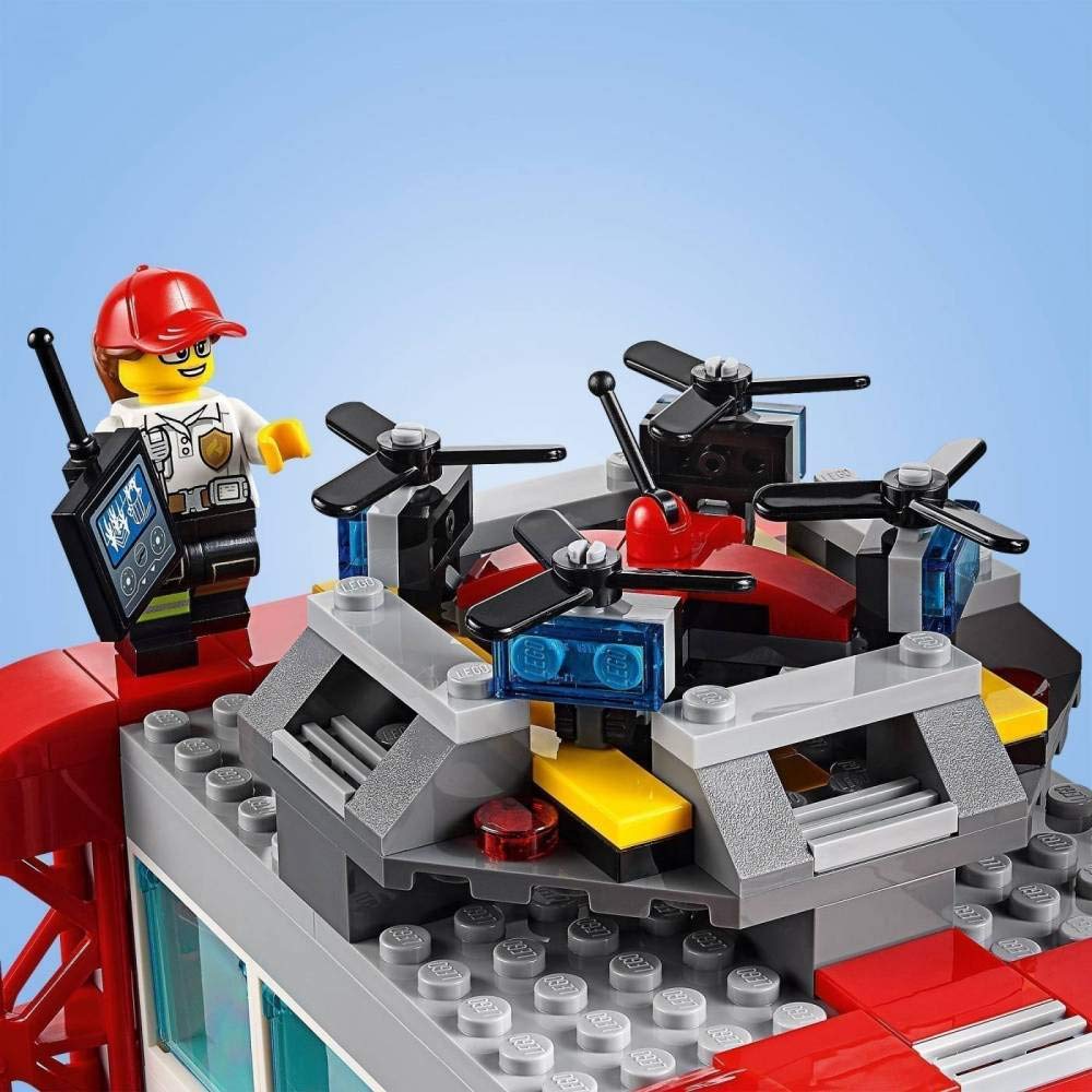 Foto 5 | Set De Construcción Lego City Fire Station 60215 Con 509 Piezas - Venta Internacional.