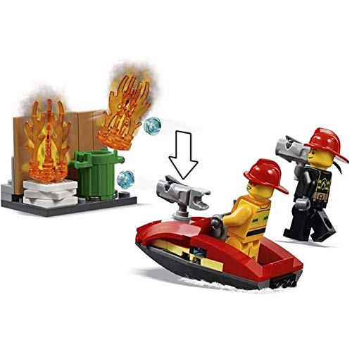 Foto 7 | Set De Construcción Lego City Fire Station 60215 Con 509 Piezas - Venta Internacional.