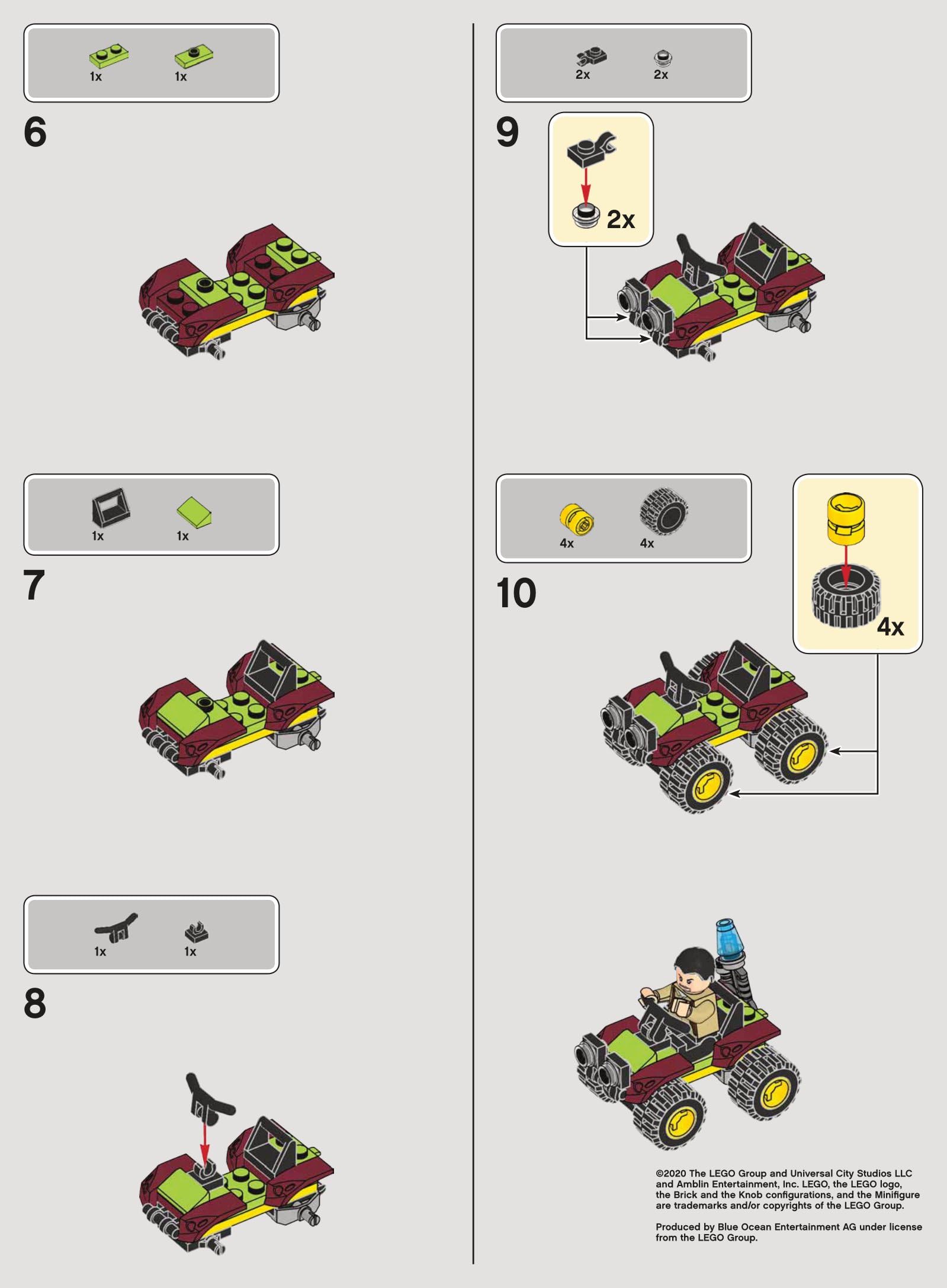Foto 6 pulgar | Juguete Lego Jurassic Park: Baby Dino Transport Con Vic Hoskins - Venta Internacional.