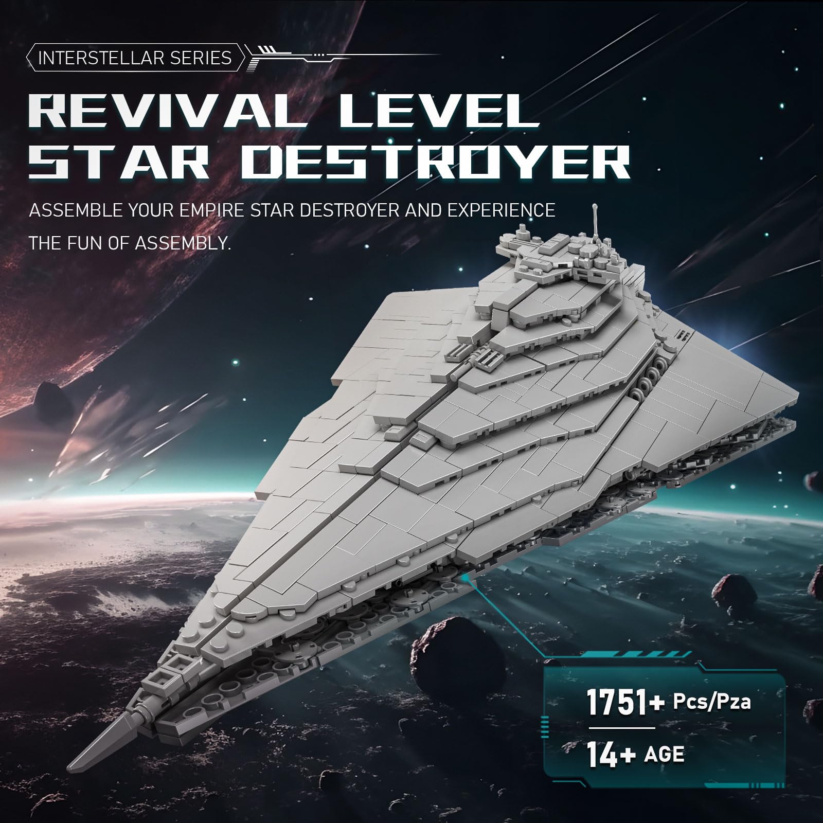 Foto 2 | Kit De Construcción Mold King Starship Destroyer Class Executor - Venta Internacional.