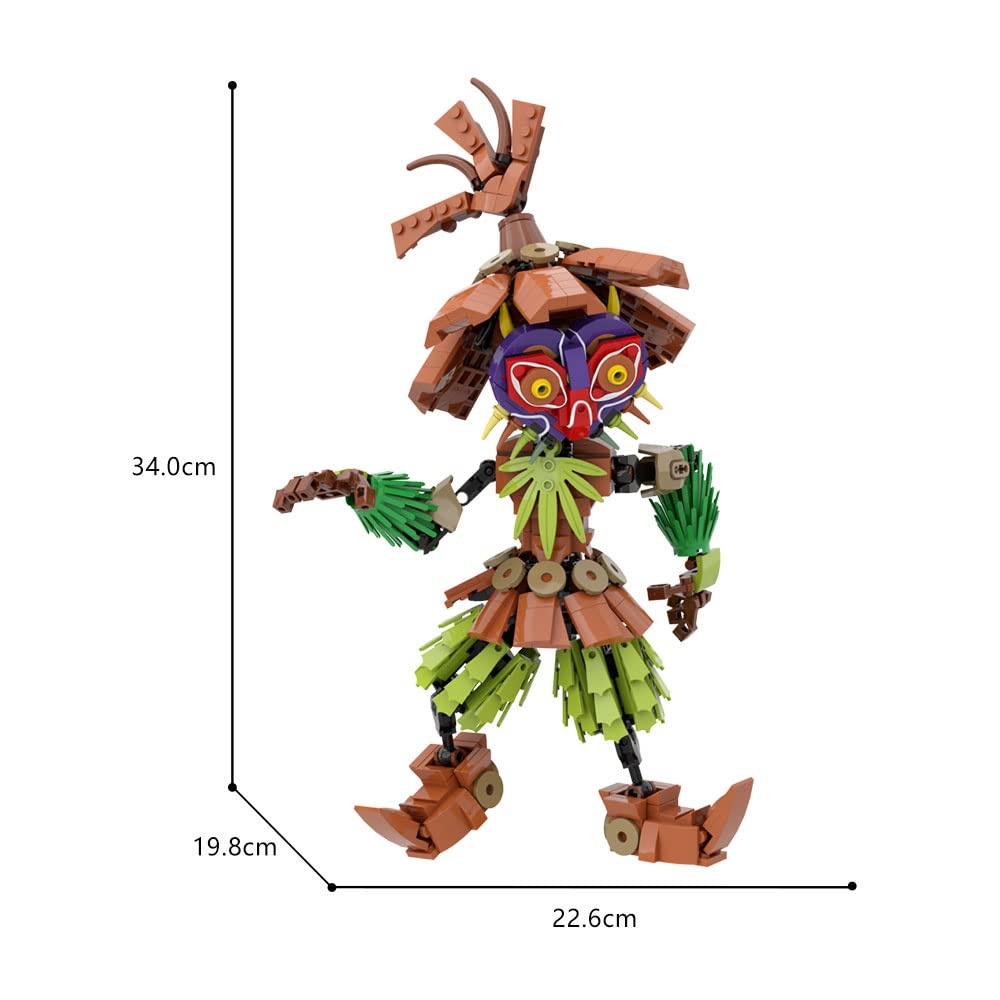 Foto 5 pulgar | Kit De Construcción Vonado Skull Kid Breath Of The Wild Con 638 Piezas - Venta Internacional.