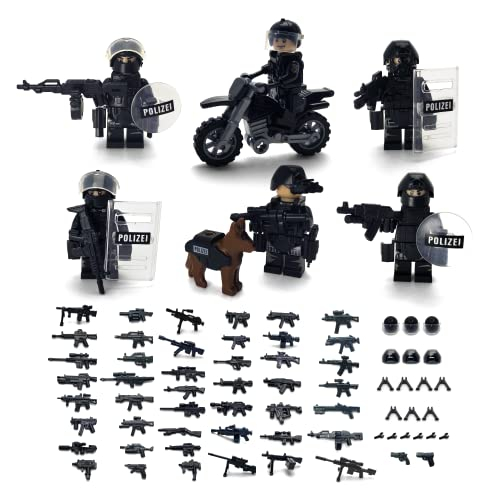 Foto 2 pulgar | Kit de Bloques de Construcción Toysville Swat Military Police con Motocicleta - Venta Internacional