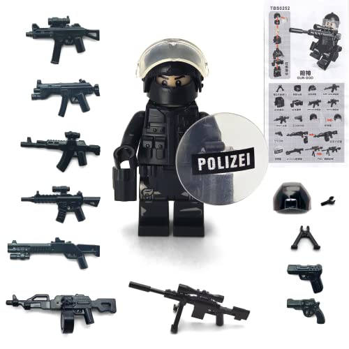 Foto 8 pulgar | Kit de Bloques de Construcción Toysville Swat Military Police con Motocicleta - Venta Internacional