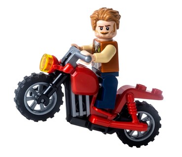 Foto 4 | Minifigura Lego Jurassic World Owen Grady con Moto - Venta Internacional
