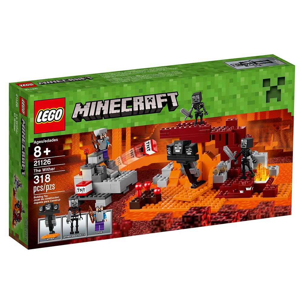 Foto 6 pulgar | Juego de Construcción Toy Lego Minecraft The Wither 21126 318 Piezas - Venta Internacional