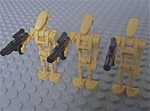 Paquete De Droides Lego Star Wars De Juguete Con 3 Droides De Combate Con Blásteres - Venta Internacional.