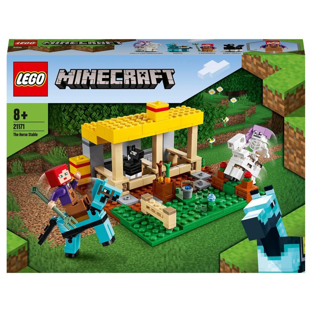 Foto 3 pulgar | Juguete Lego Minecraft The Horse Stable 21171 Con 241 Piezas - Venta Internacional.