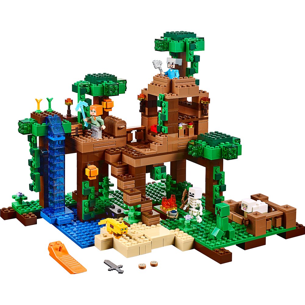 Foto 2 pulgar | Juguete Lego Minecraft La Casa Del Árbol De La Jungla 21125 Con 706 Piezas - Venta Internacional.