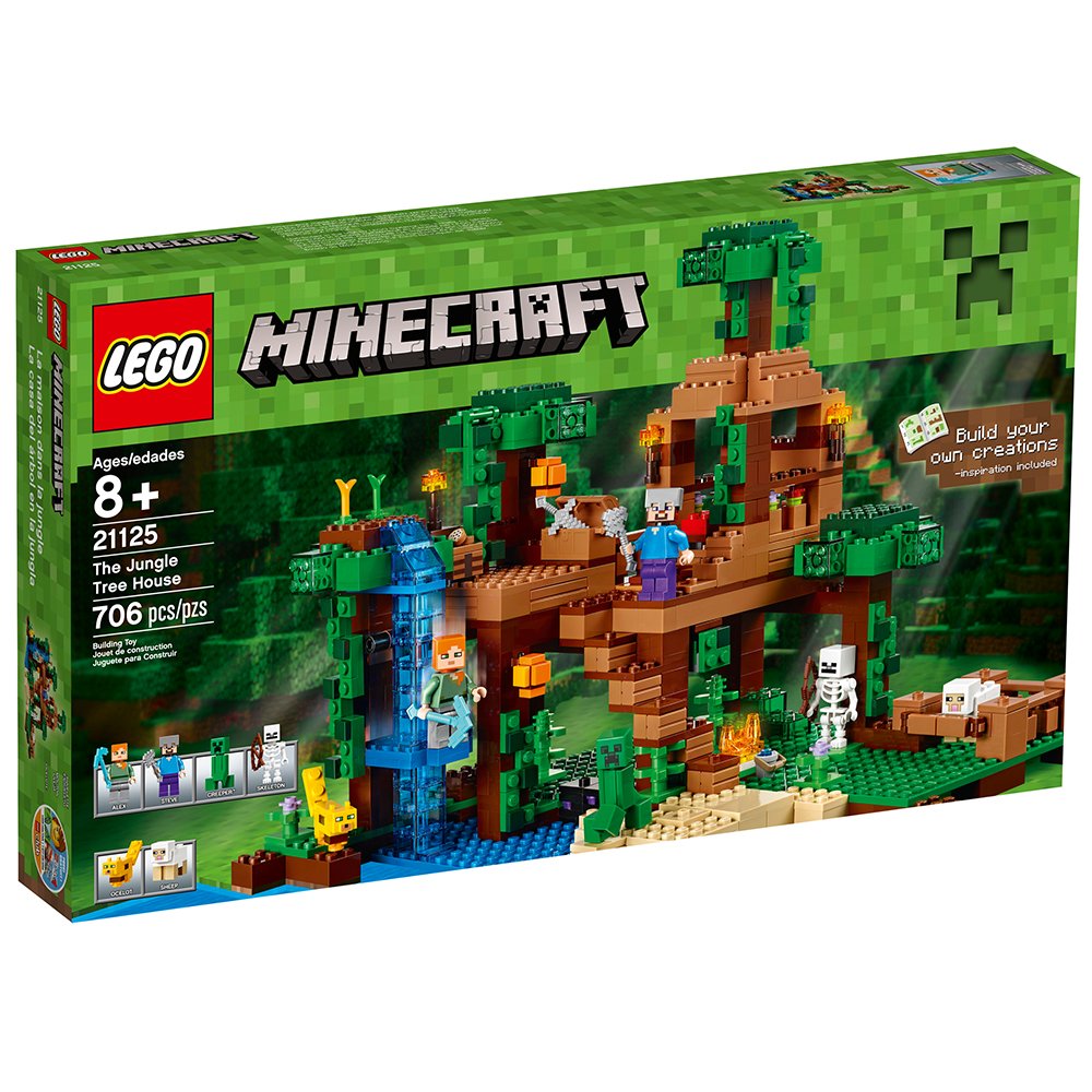 Foto 6 pulgar | Juguete Lego Minecraft La Casa Del Árbol De La Jungla 21125 Con 706 Piezas - Venta Internacional.