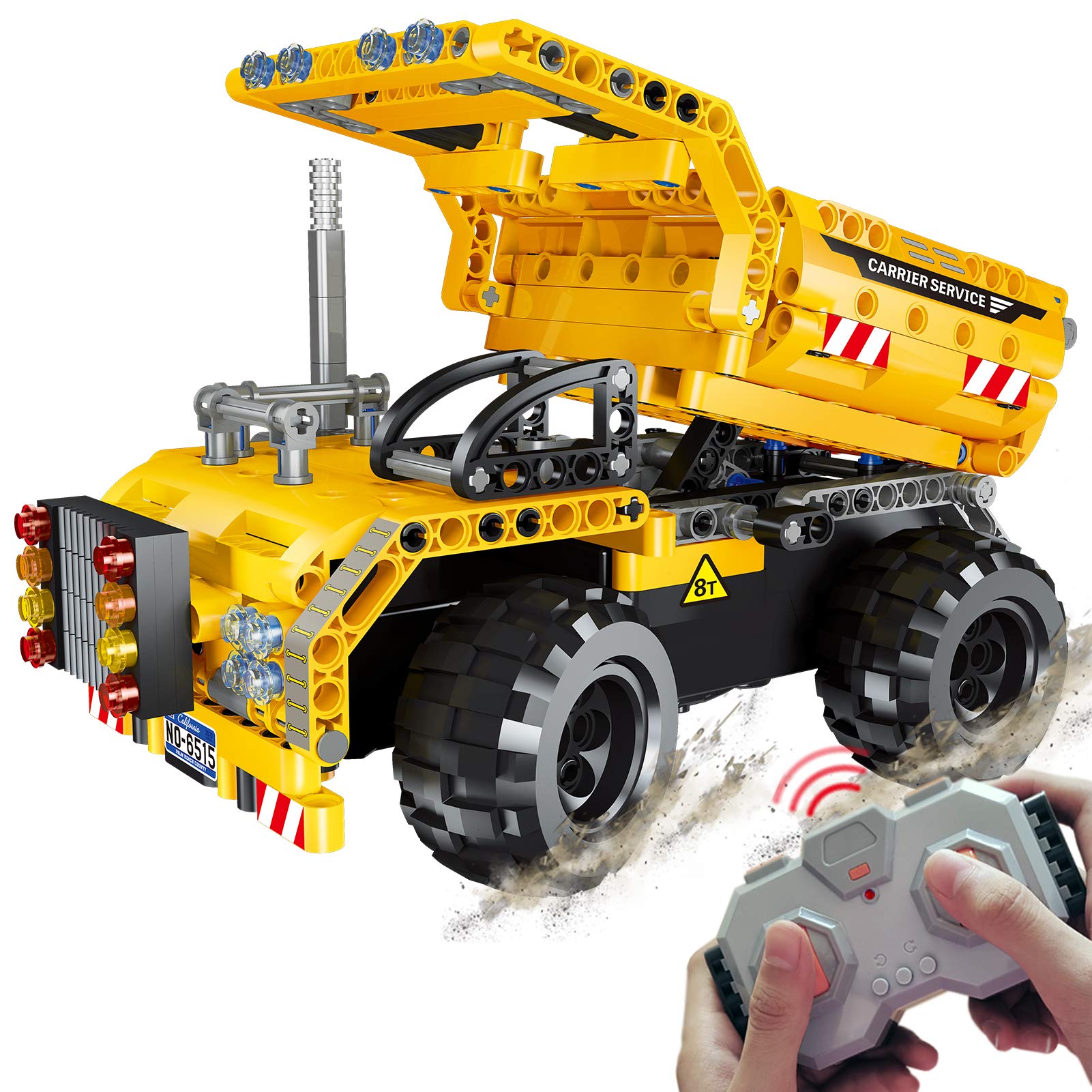 Foto 1 | Set De Construcción De Volquete Con Control Remoto Biranco De 6 A 12 Años - Venta Internacional.