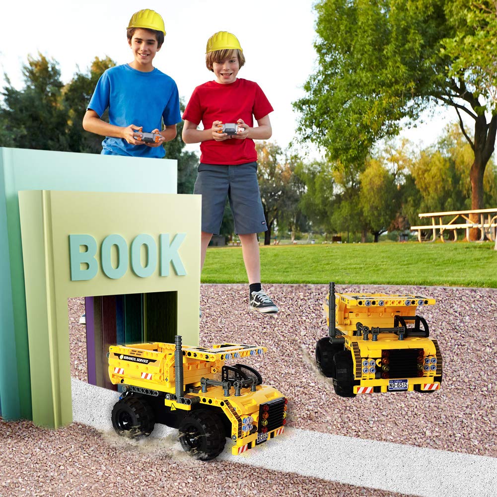 Foto 4 pulgar | Set De Construcción De Volquete Con Control Remoto Biranco De 6 A 12 Años - Venta Internacional.