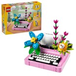 Máquina De Escribir 3 En 1 De Juguete De Construcción Lego Creator Con Flores 31169 - Venta Internacional.