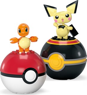 Foto 3 | Set De Juguetes De Construcción Mega Pokémon Pichu & Charmander Con 40 Piezas - Venta Internacional.