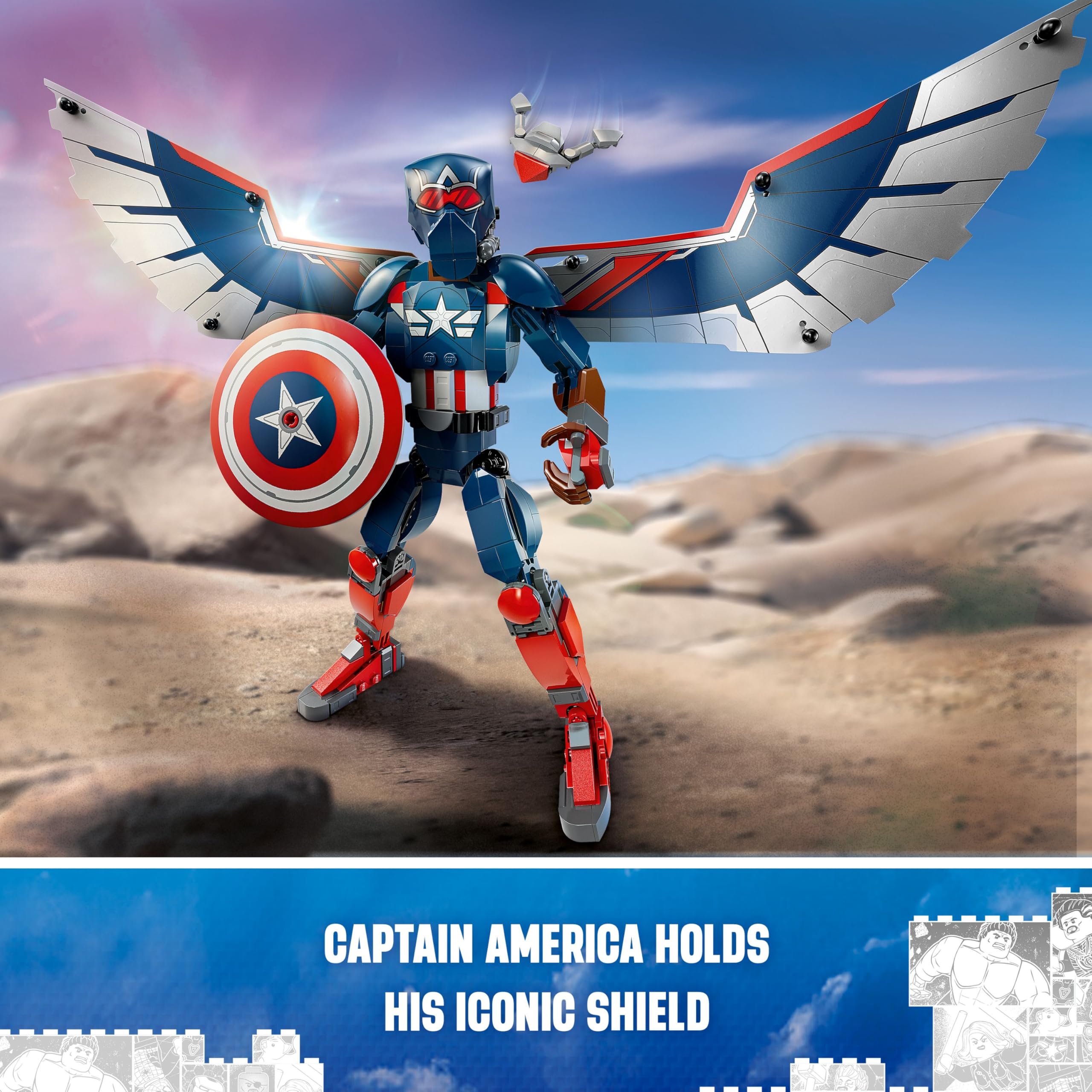 Foto 5 pulgar | Figura De Construcción Lego Marvel New Captain America 76296 - Venta Internacional.