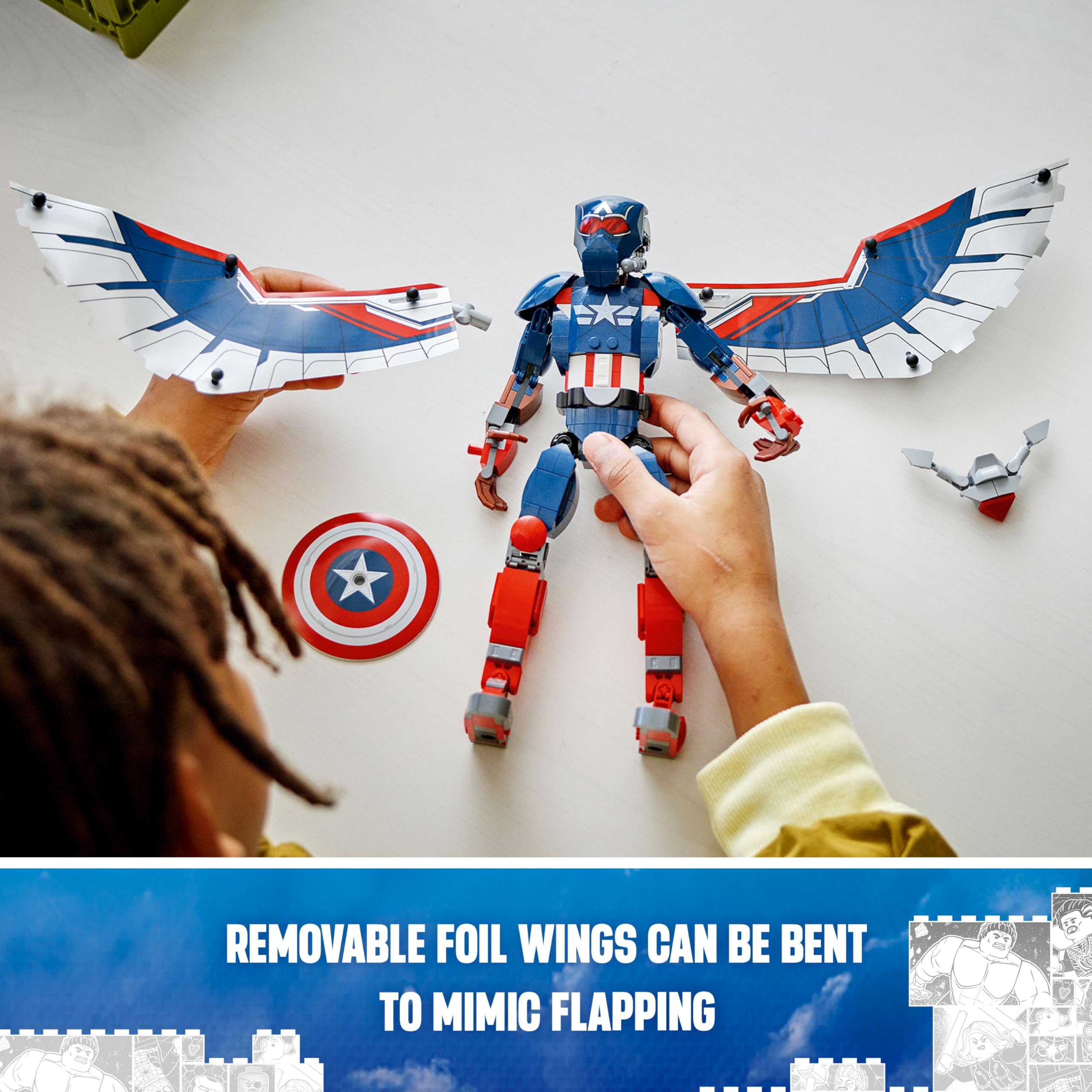 Foto 7 pulgar | Figura De Construcción Lego Marvel New Captain America 76296 - Venta Internacional.