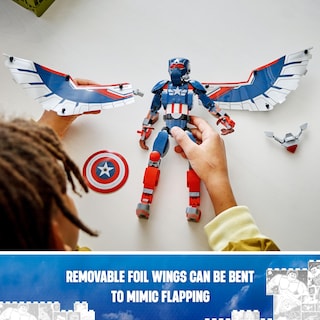 Foto 6 | Figura De Construcción Lego Marvel New Captain America 76296 - Venta Internacional.