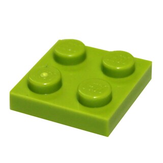 Foto 1 | Plato Lego Parts And Pieces, 2 X 100 Unidades, Color Lima (verde Amarillento Brillante) - Venta Internacional.