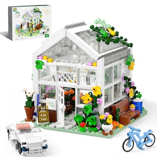 Foto 1 | Set De Construcción Qlt White Flowers House Compatible Con Lego 639 Piezas - Venta Internacional.
