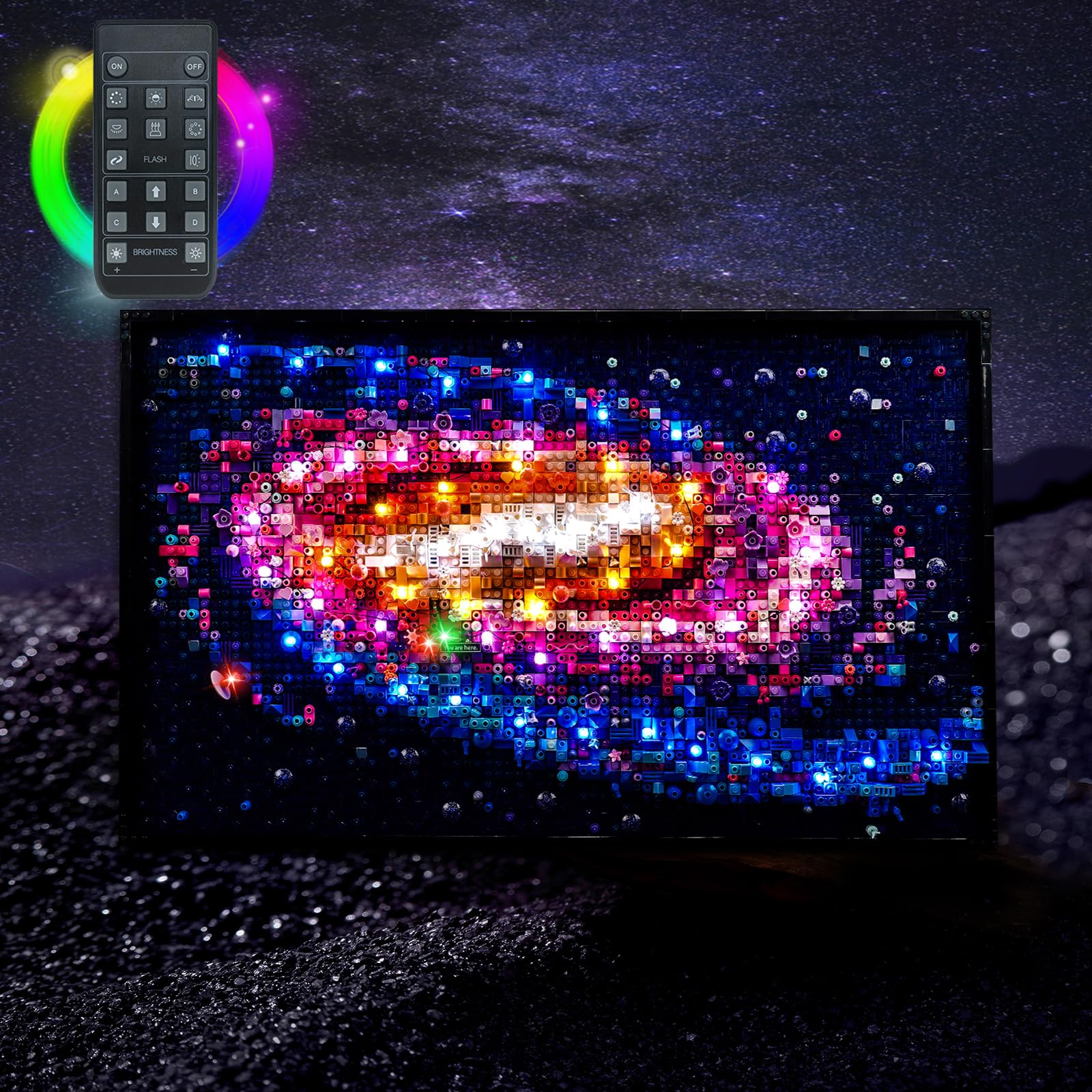 Foto 7 pulgar | Luces Led Para Lego The Milky Way Galaxy 31212 (solo Luces) - Venta Internacional.