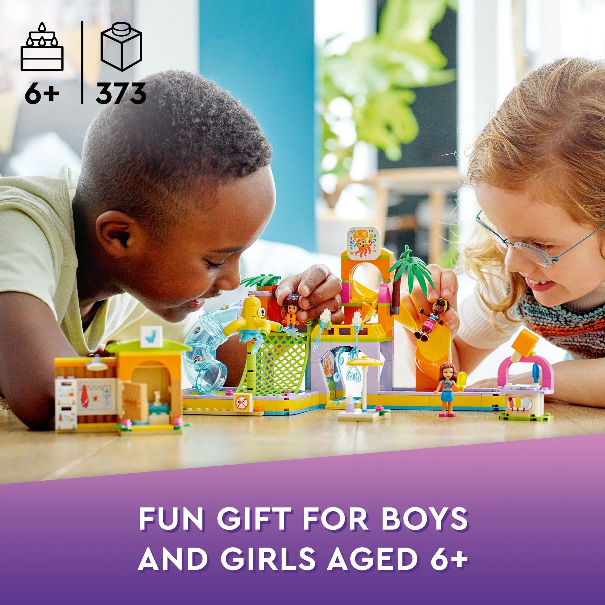 Foto 6 | Set De Parque Acuático Toy Lego Friends 41720 Con Piscina - Venta Internacional.