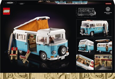 Foto 3 | Juguete Lego Volkswagen T2 Campingbus 2205 Piezas Azul - Venta Internacional.