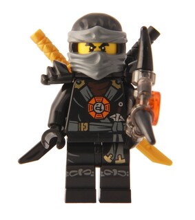 Foto 1 | Minifigura Lego Ninjago Deepstone - Cole Airgitzu Con Armadura - Venta Internacional.