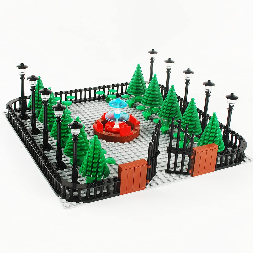 Foto 3 pulgar | Juego De Bloques De Construcción Baenrcy Park Fountain Sencery Con Placa Base De 10 X 10 - Venta Internacional.