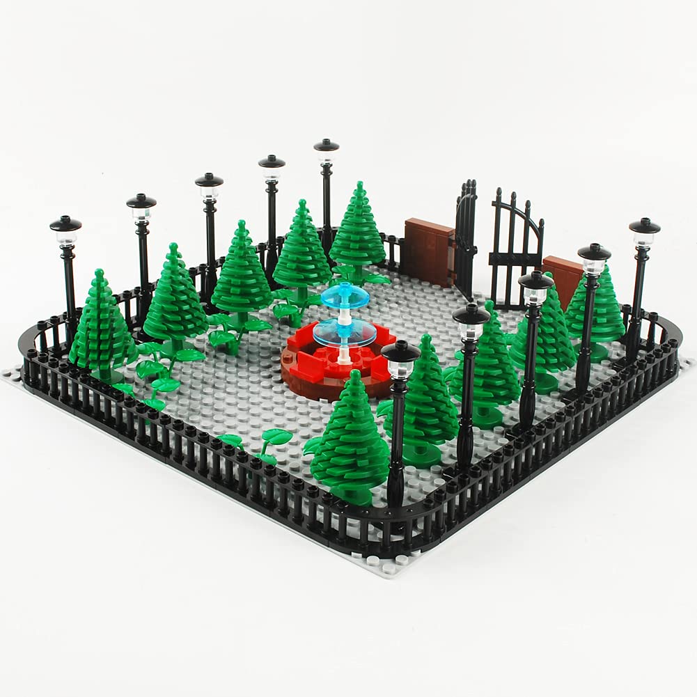 Foto 5 pulgar | Juego De Bloques De Construcción Baenrcy Park Fountain Sencery Con Placa Base De 10 X 10 - Venta Internacional.