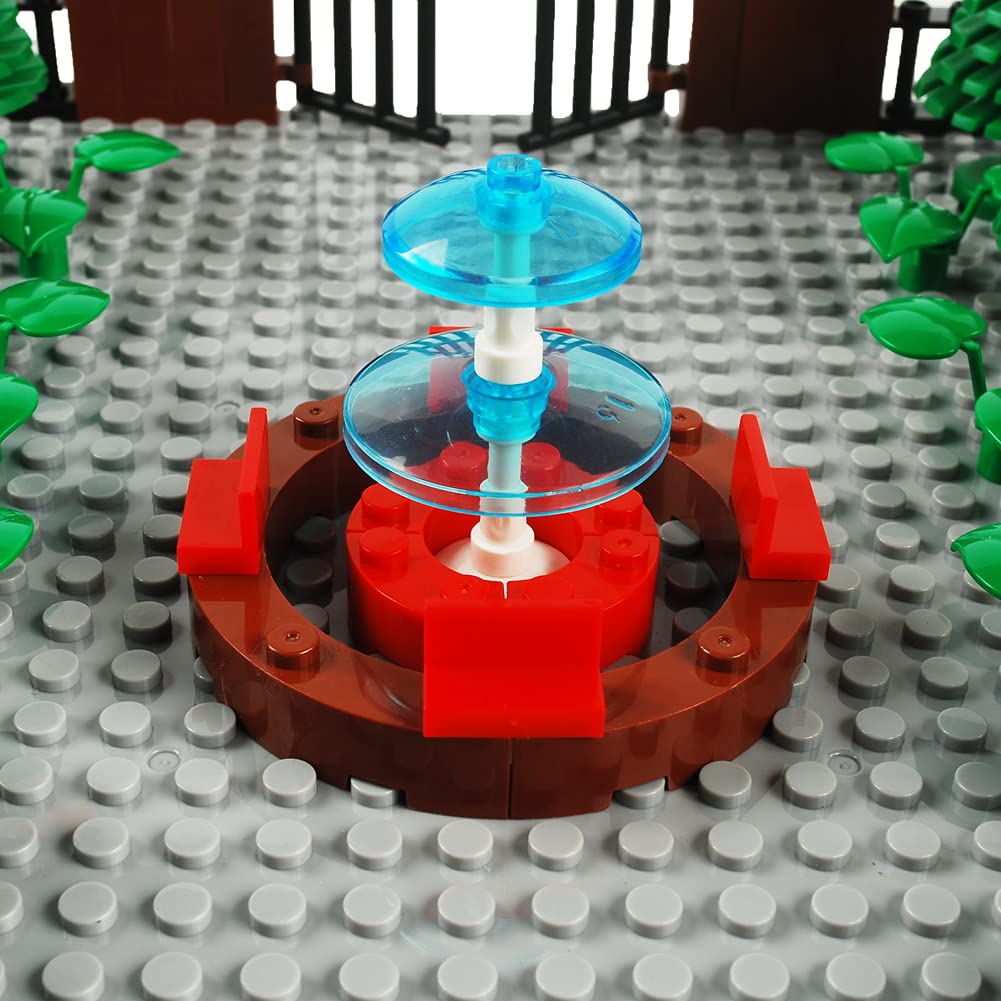 Foto 6 pulgar | Juego De Bloques De Construcción Baenrcy Park Fountain Sencery Con Placa Base De 10 X 10 - Venta Internacional.