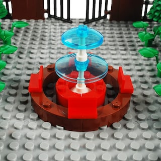 Foto 5 | Juego De Bloques De Construcción Baenrcy Park Fountain Sencery Con Placa Base De 10 X 10 - Venta Internacional.