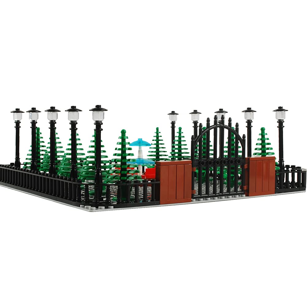 Foto 8 pulgar | Juego De Bloques De Construcción Baenrcy Park Fountain Sencery Con Placa Base De 10 X 10 - Venta Internacional.