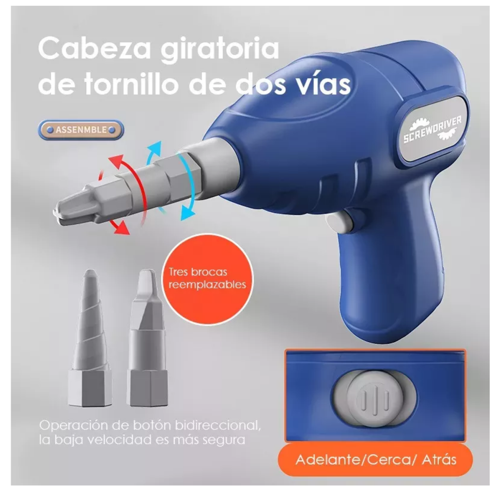Foto 5 pulgar | Kit De Herramientas 230pzs Juguete Bloques Infantil De Niños Verde Limon