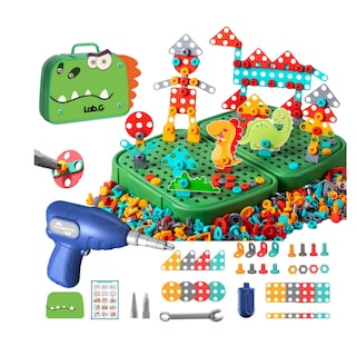 Foto 1 | Kit De Herramientas 230pzs Juguete Bloques Infantil De Niños Verde Limon