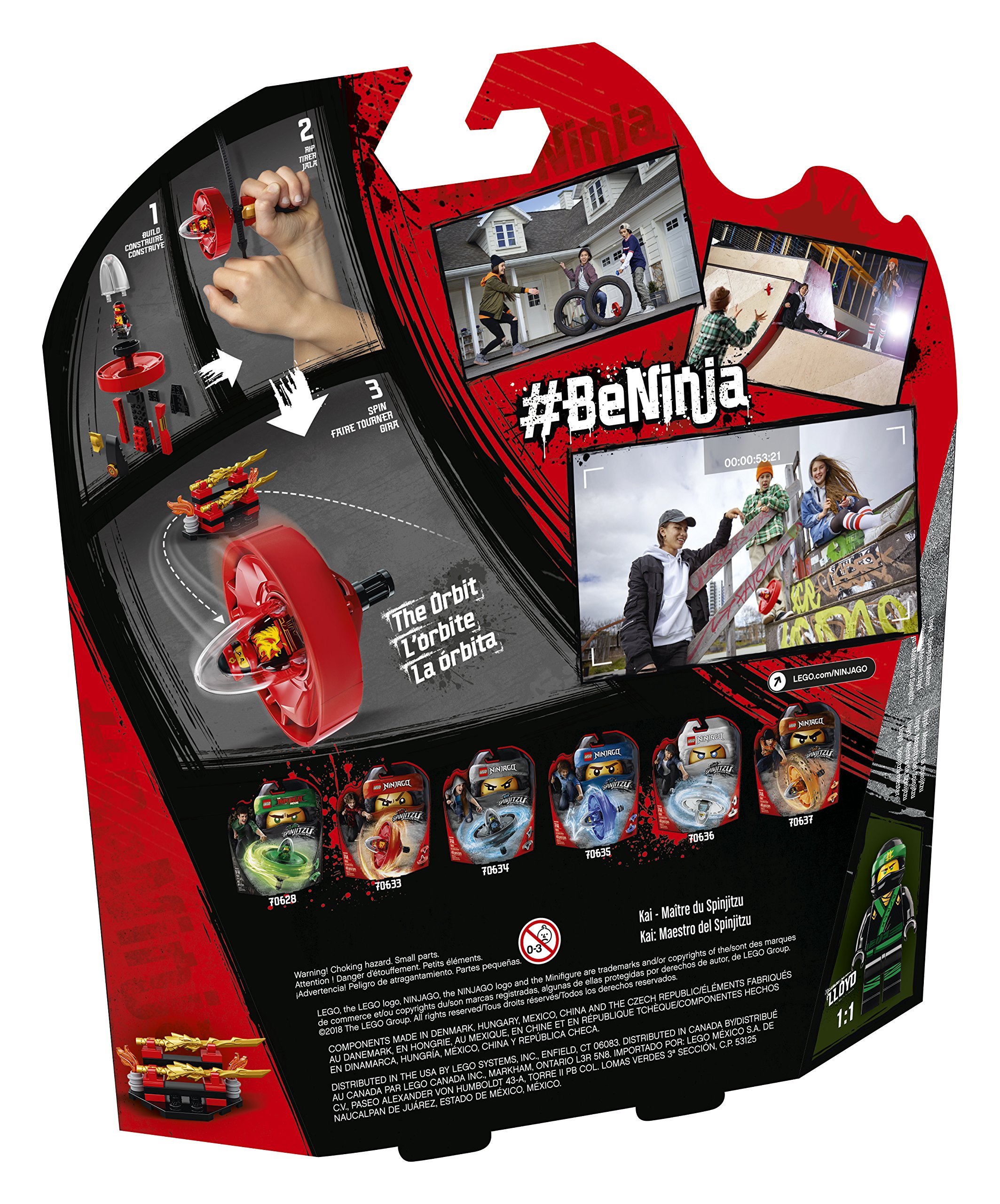 Foto 6 pulgar | Kit De Construcción Lego Ninjago Kai Spinjitzu Master 70633 - Venta Internacional.