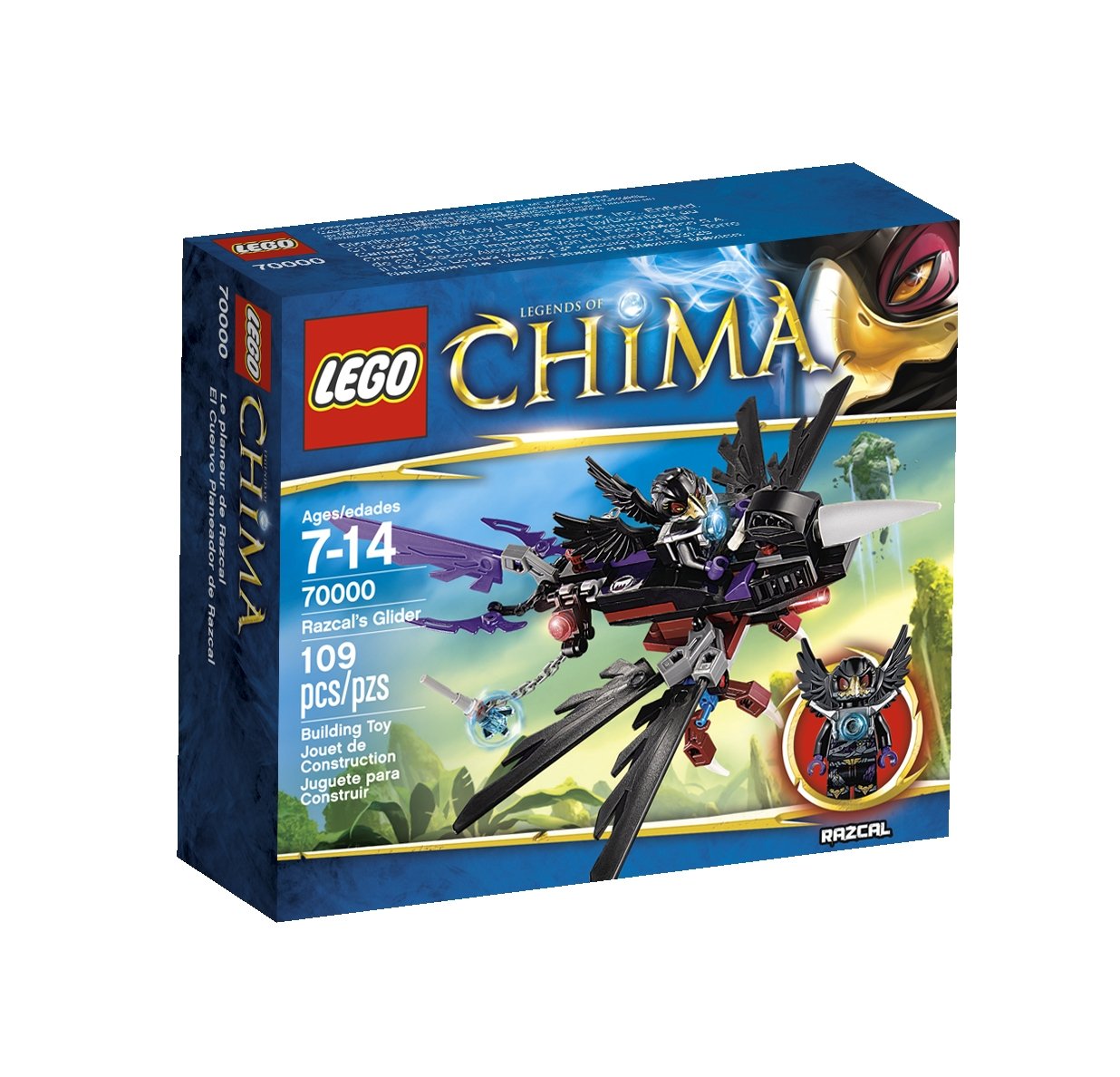 Foto 2 pulgar | Juguete Lego Chima Razcal Glider 70001 Con Chi Para Niños - Venta Internacional.