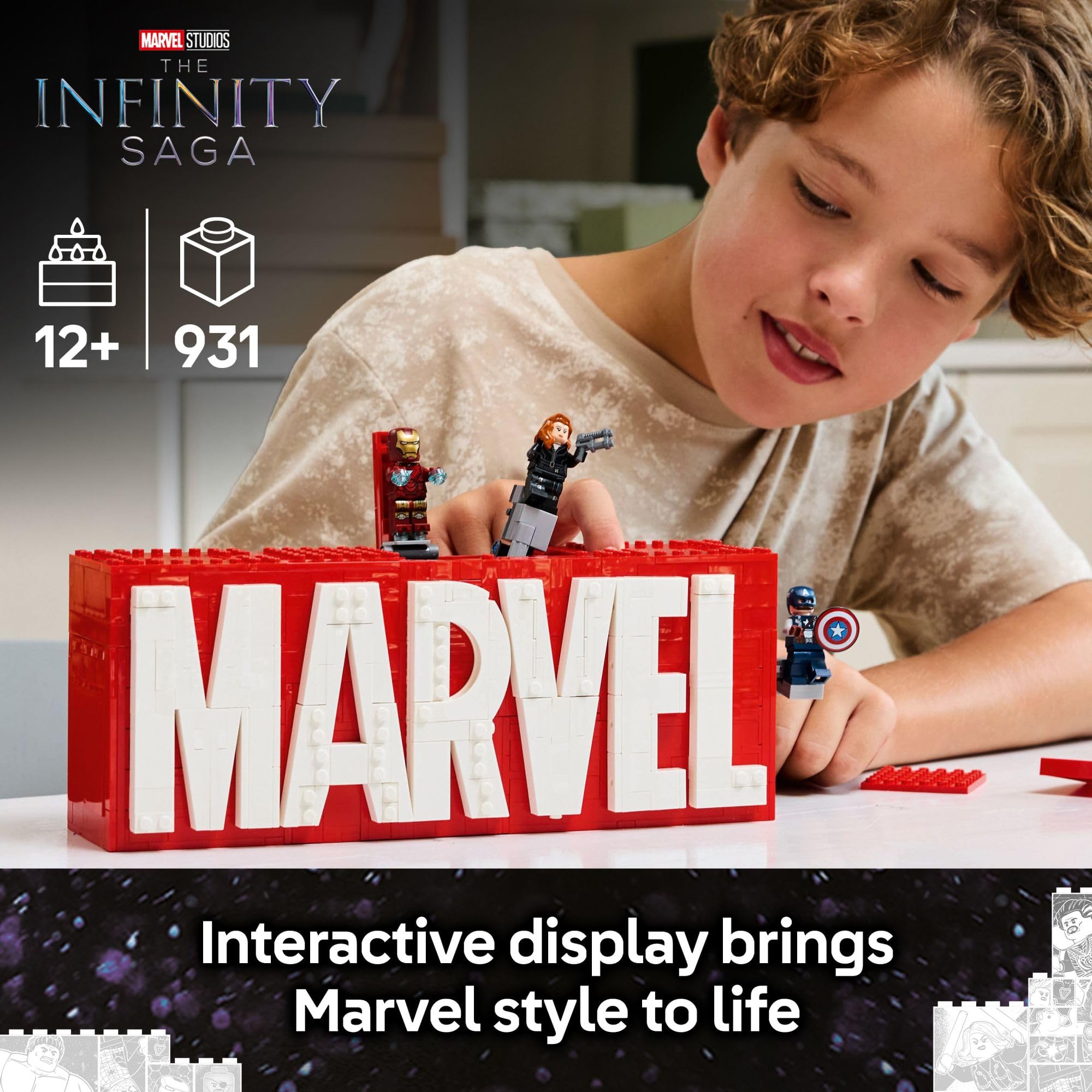 Foto 3 pulgar | Juguete De Construcción Con El Logotipo De Lego Marvel Marvel Con 5 Minifiguras Para Mayores De 12 - Venta Internacion