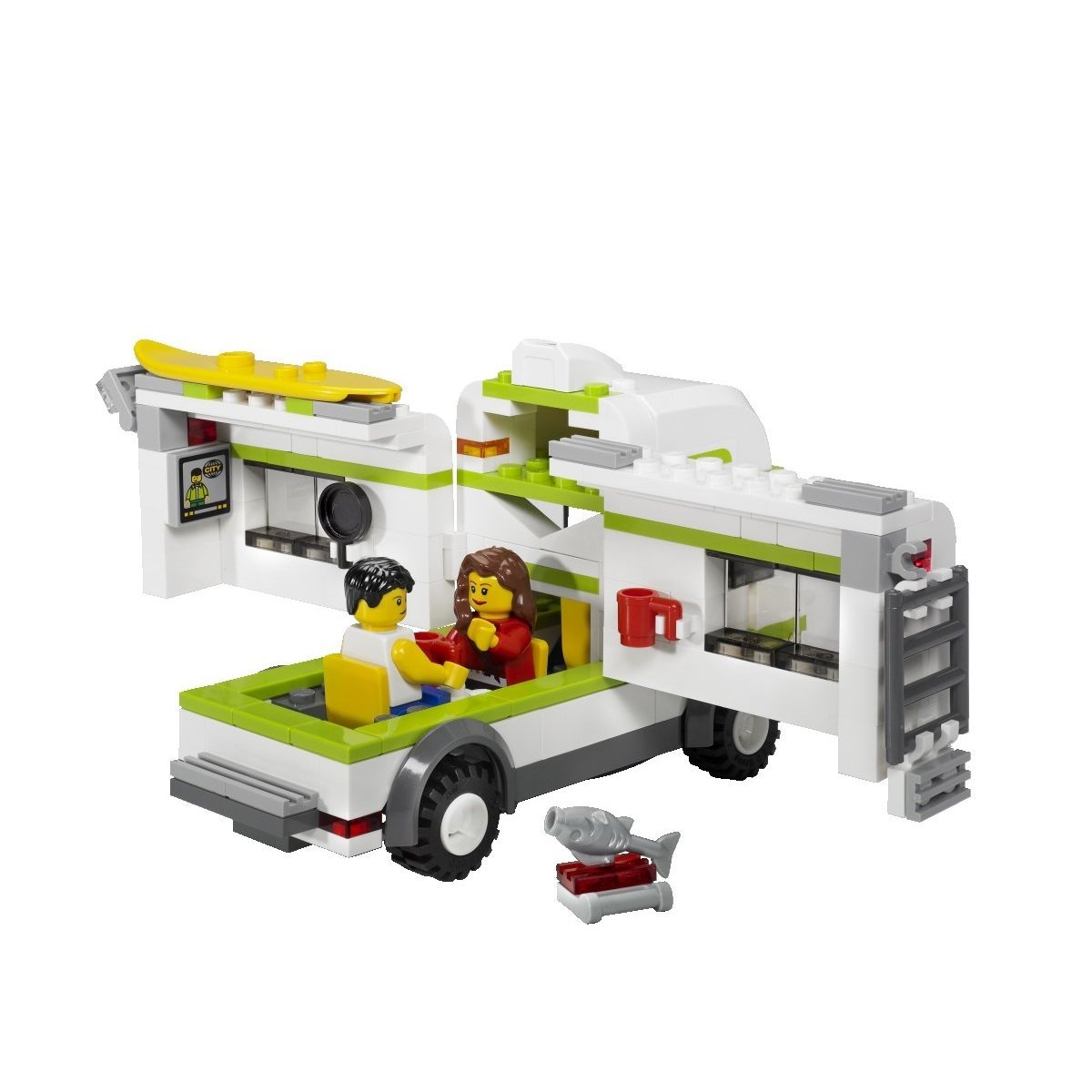 Foto 3 pulgar | Toy Lego City Camper (7639) Con 2 Minifiguras, Bicicleta Y Tabla De Surf - Venta Internacional.