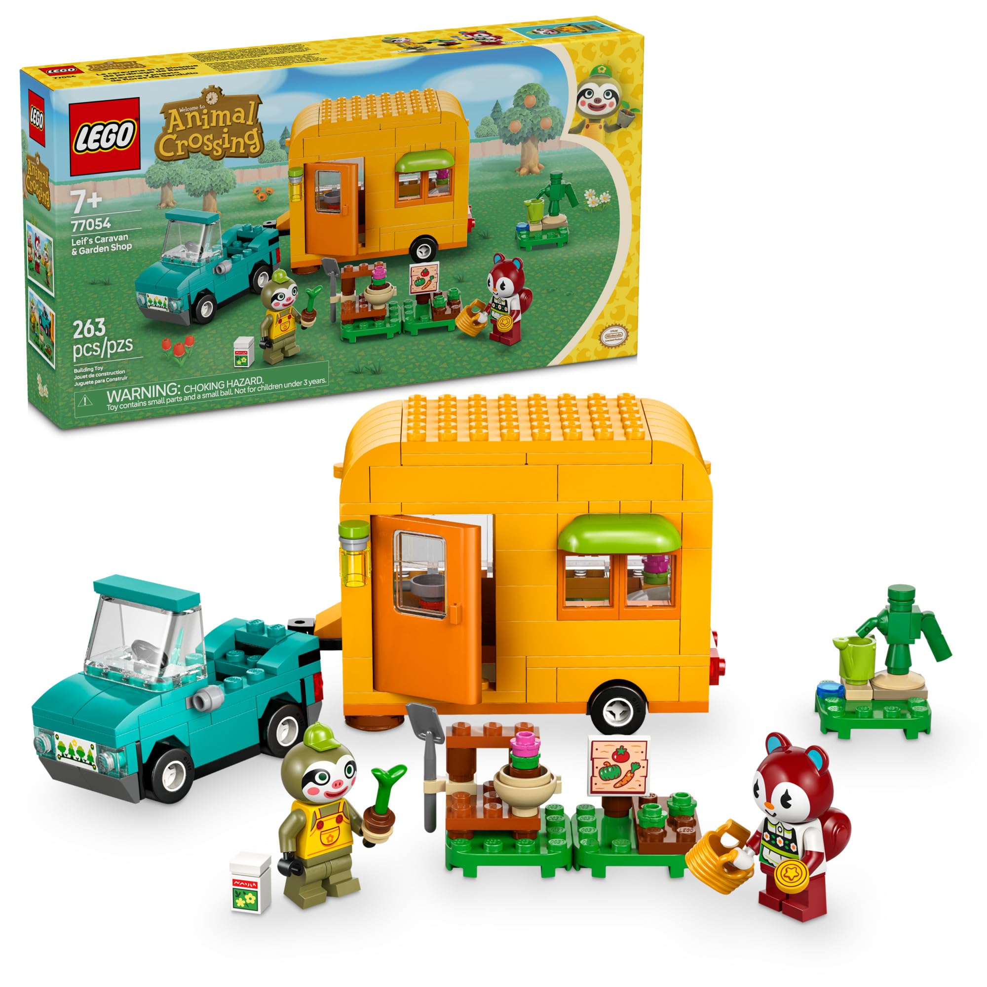 Juguete De Construcción Lego Animal Crossing Leif Caravan & Garden Shop - Venta Internacional.