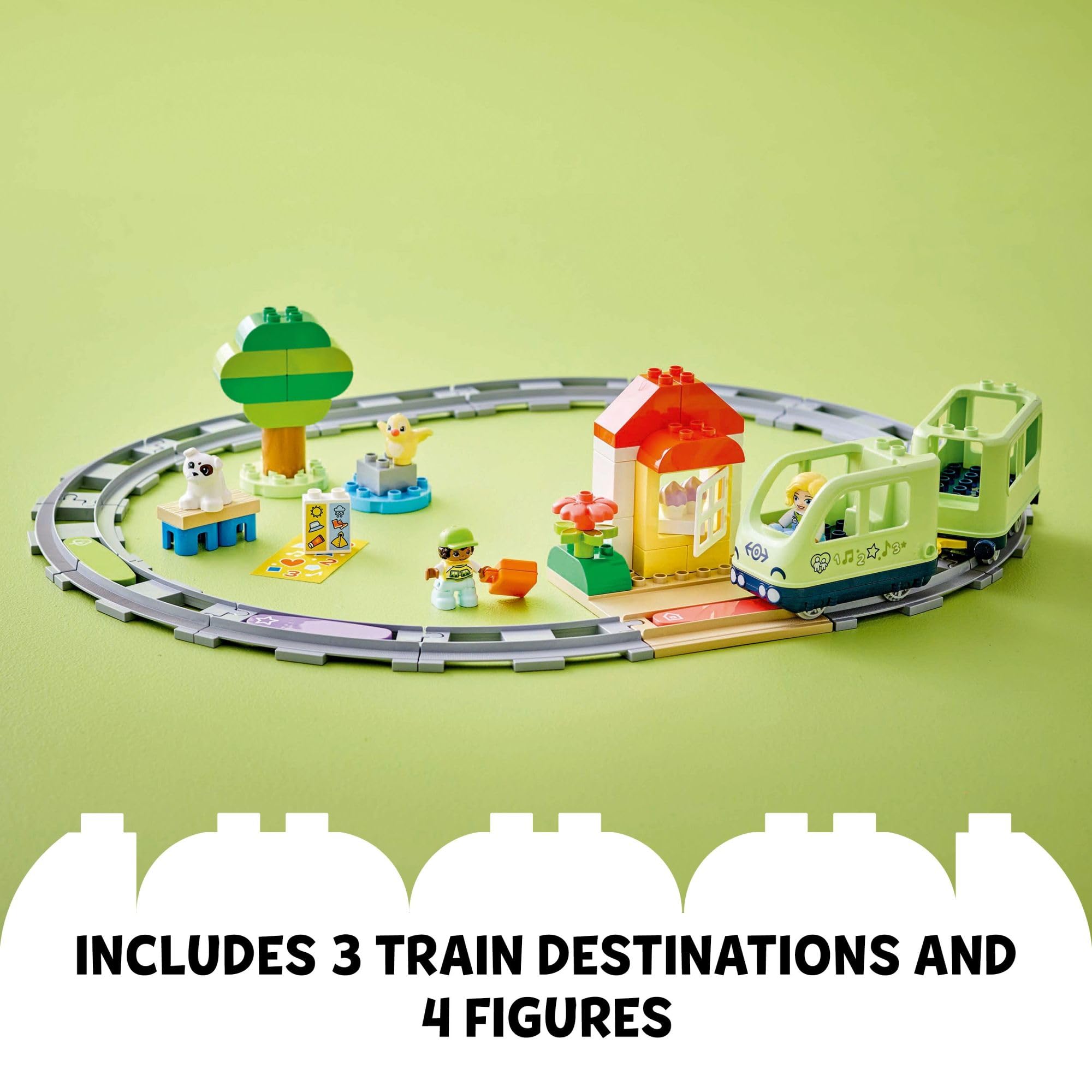 Foto 7 pulgar | Set De Tren De Aventuras Interactivo Lego Duplo Town De Building Toy - Venta Internacional.