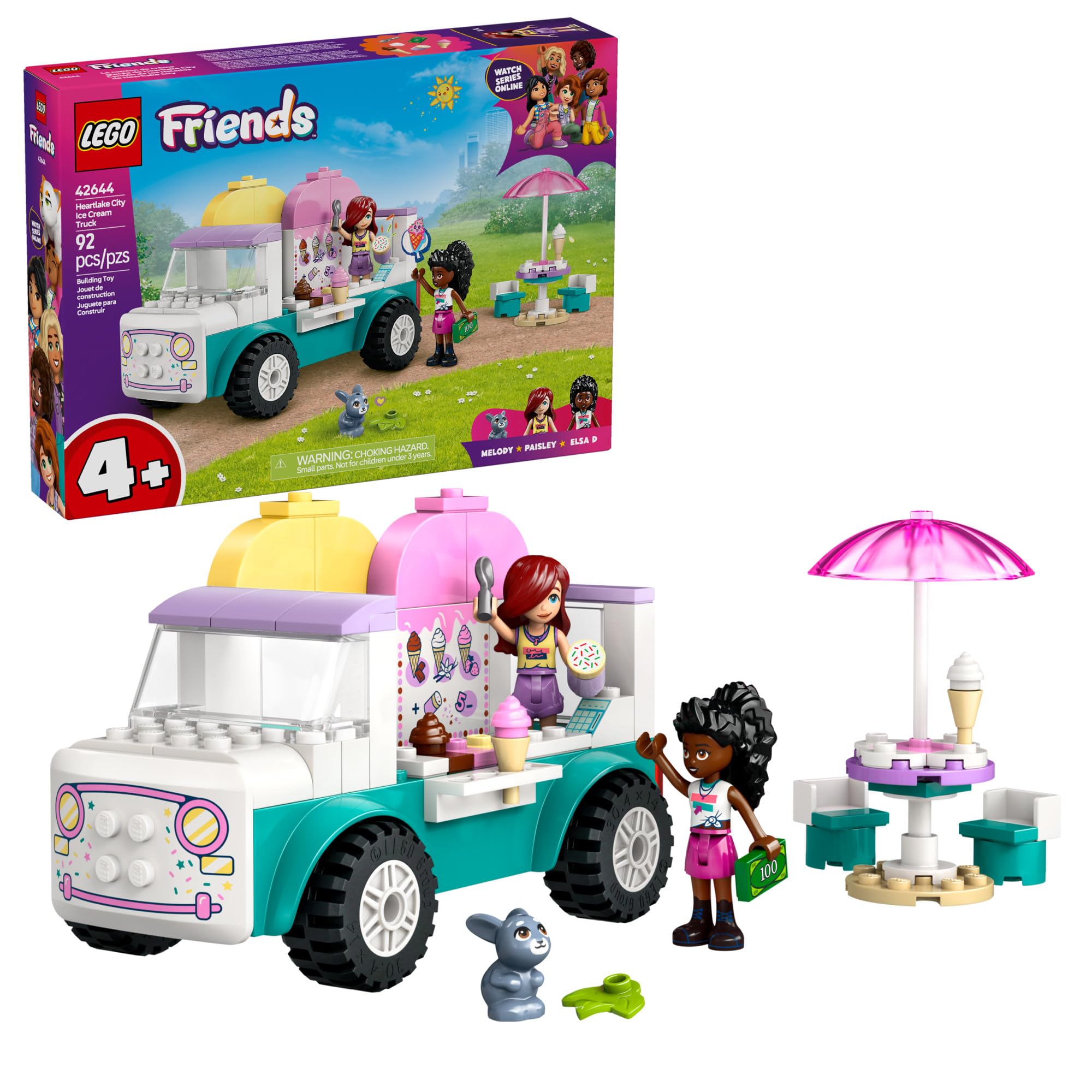 Foto 2 pulgar | Camión De Helados Lego Friends Heartlake City De Juguete De Construcción - Venta Internacional.