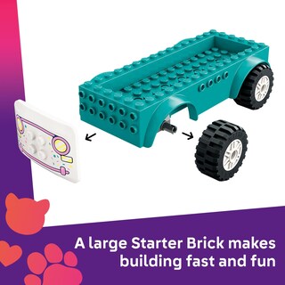 Foto 3 | Camión De Helados Lego Friends Heartlake City De Juguete De Construcción - Venta Internacional.