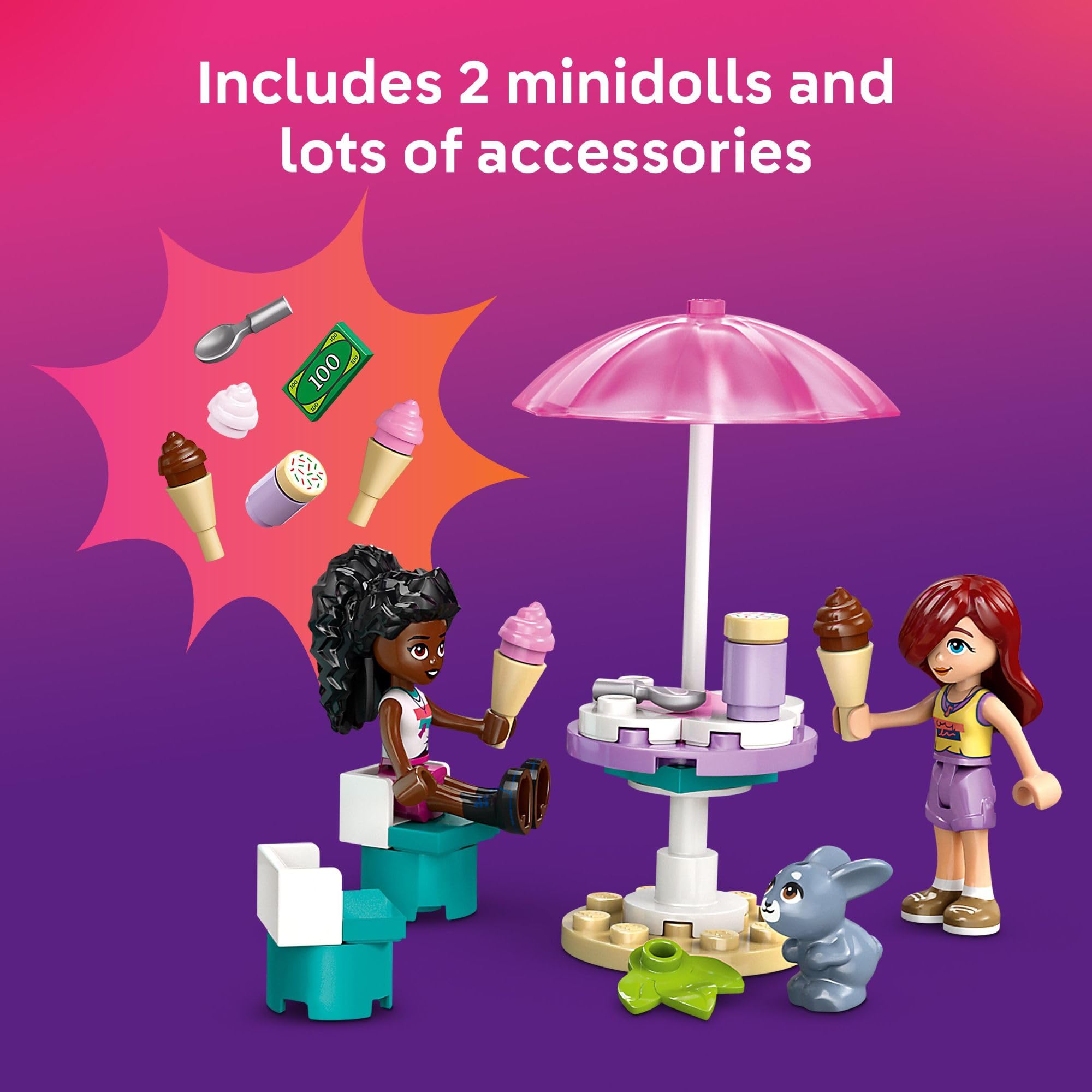 Foto 4 | Camión De Helados Lego Friends Heartlake City De Juguete De Construcción - Venta Internacional.
