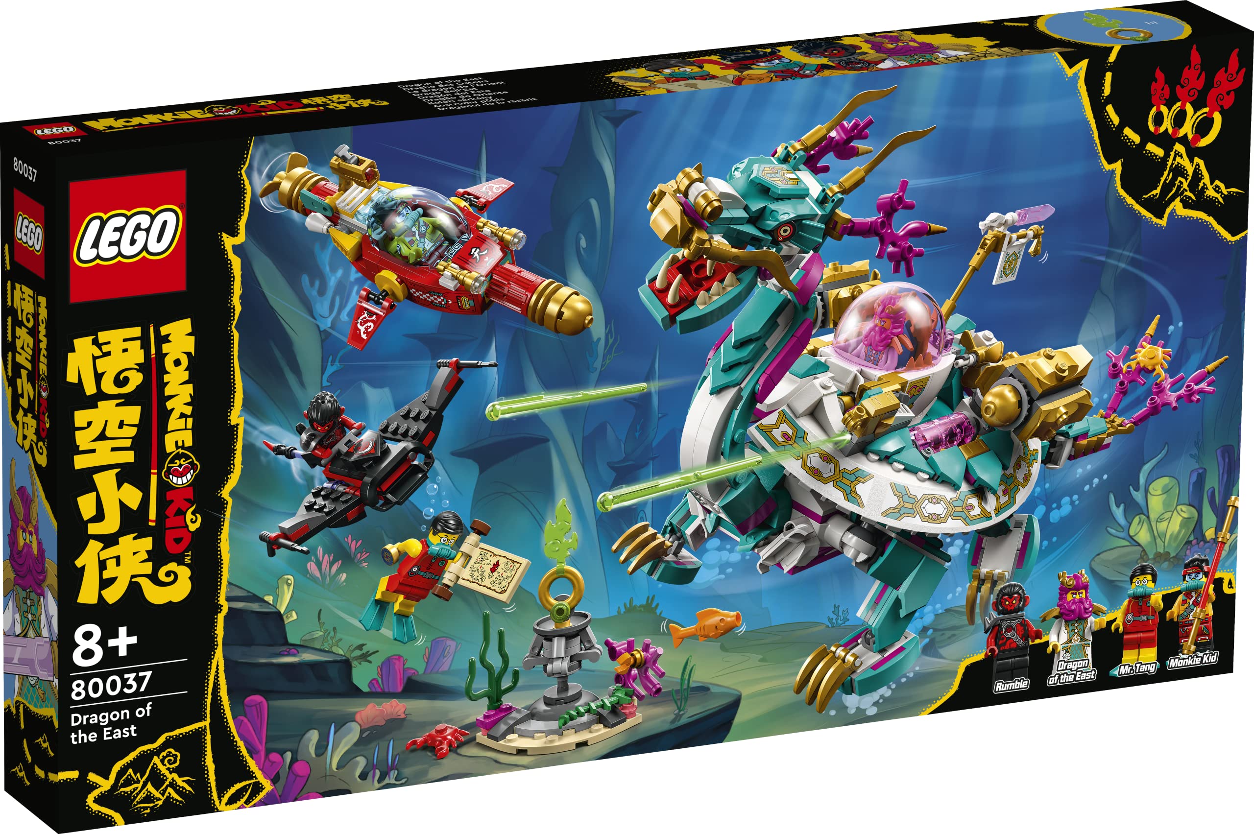 Juguete Lego Monkie Kid 80037 Dragón Del Este - Venta Internacional.
