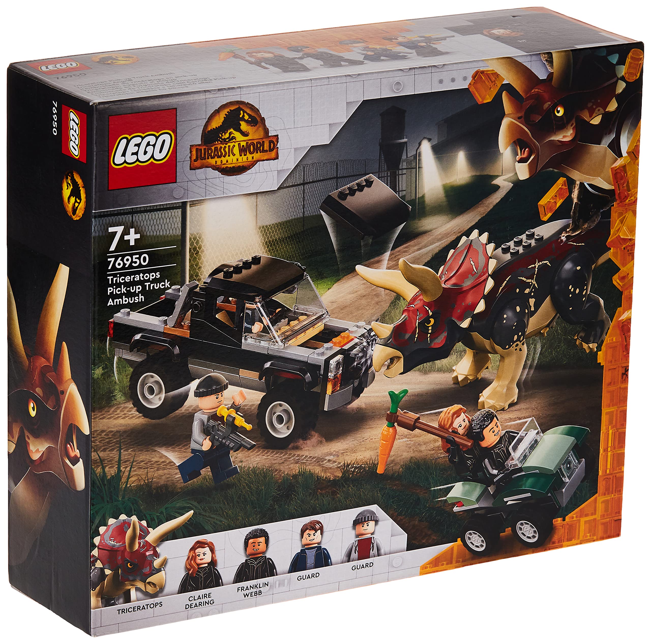 Juguete De Construcción Lego Jurassic World 76950 Triceratops Truck - Venta Internacional.